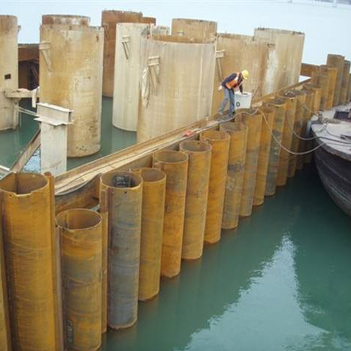 新余钢护筒现场安装